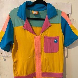 Color block Romper